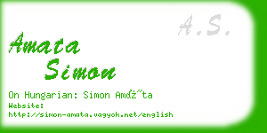 amata simon business card